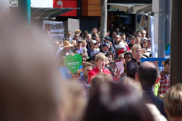 Families and children are the highlight of Melbourne climate march. (Photos: Rowena Dela Rosa Yoon