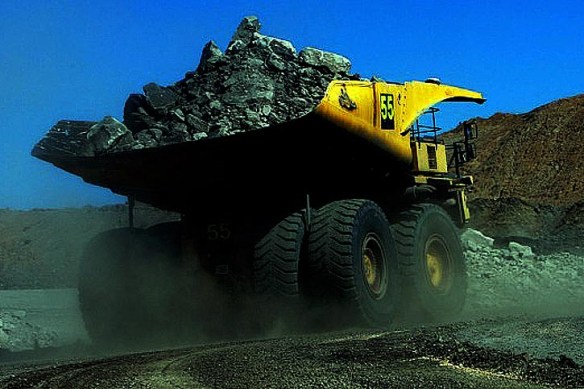 Adani's activity in the Carmichael mine. (Photo:Supplied)